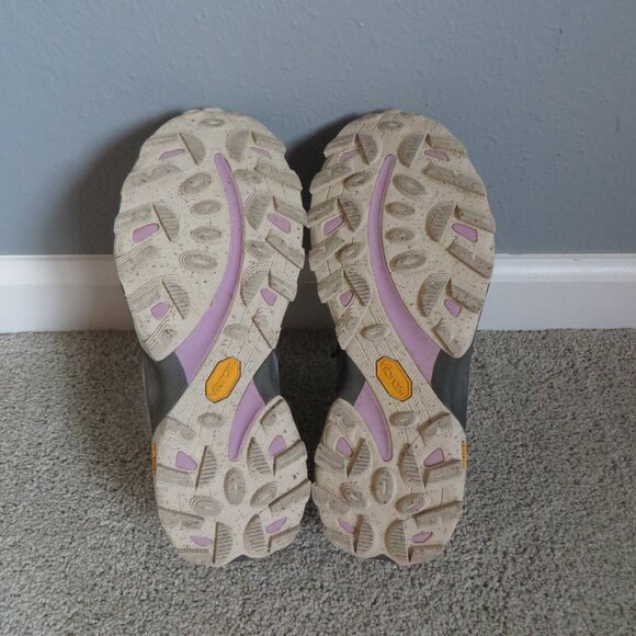 Merrell Women's Moab Speed Hiking/Athletic Shoes Size 7 Gray/Puple J135408 - Picture 9 of 10